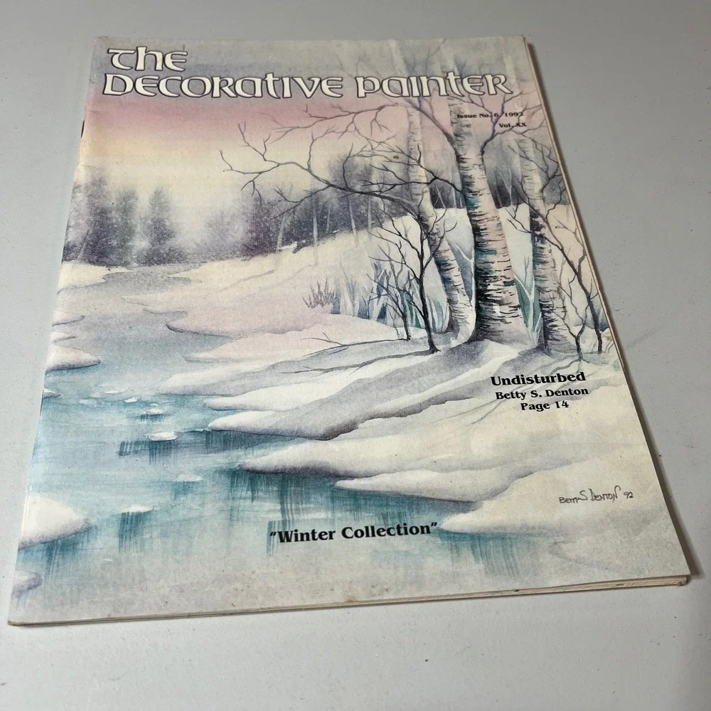 The‎ Decorative Painter Magazine entire year Lot of 6 1992 Issues Craft Art DIY
